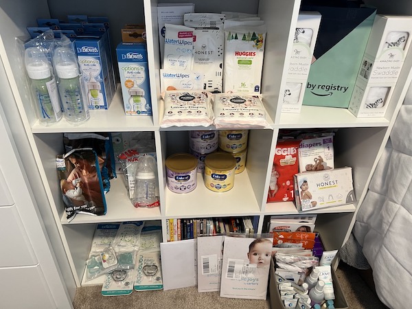 All of these were free baby product samples!